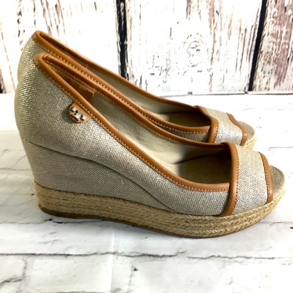 Tory Burch Royal Majorca Platform Espadrilles 6.5